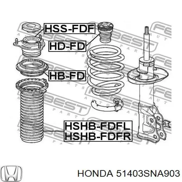 51403SNA903 Honda пильник амортизатора переднього