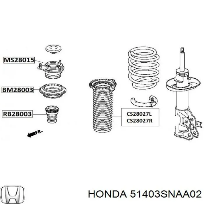 51403SNAA02 Honda 