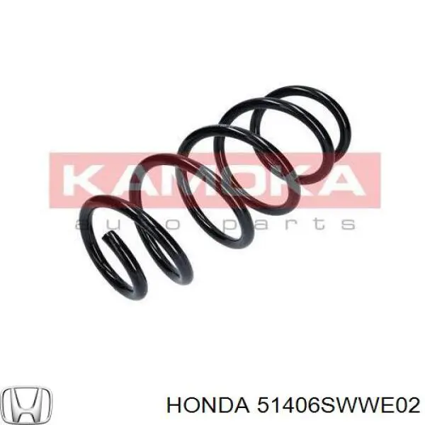 51406SWWE02 Honda Пружина амортизатора передняя