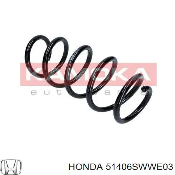 Пружина передня, ліва Honda 51406SWWE03 ціна, від 43.40 USD