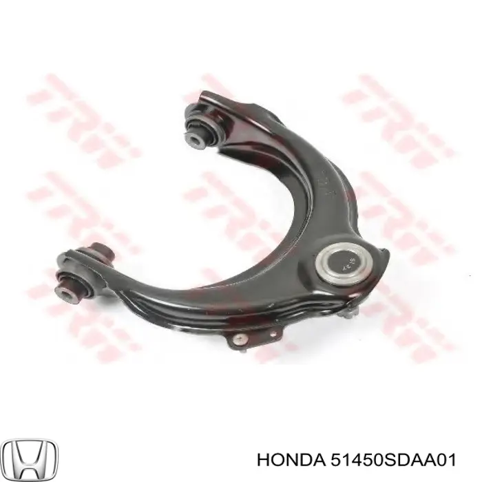 Важіль передньої підвіски верхній, правий Honda 51450SDAA01 ціна, від 21.65 USD