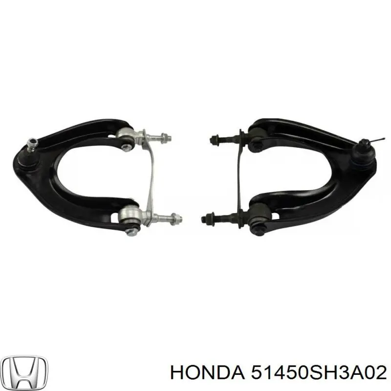 Купити 51450SH3A02 Honda Важіль передньої підвіски верхній, правий