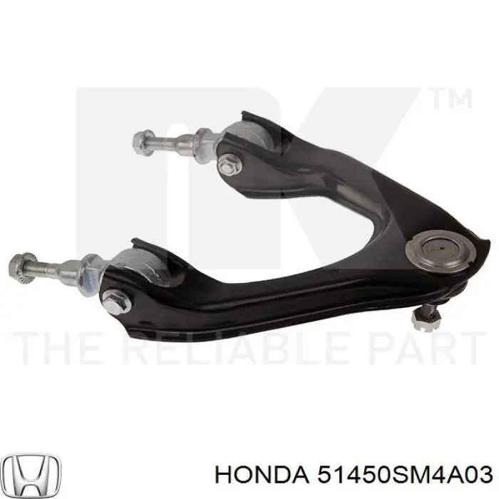 Важіль передньої підвіски верхній, правий Honda 51450SM4A03 ціна, від 40.96 USD