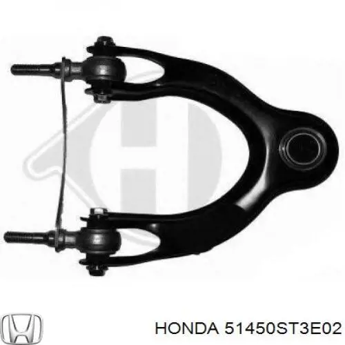 Важіль передньої підвіски верхній, правий 51450ST3E02 Honda