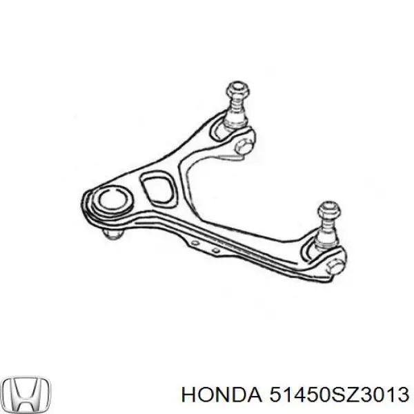 Важіль передньої підвіски верхній, правий Honda 51450SZ3013 ціна, від 124.79 USD