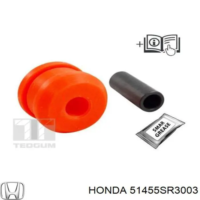 Купити 51455SR3003 Honda Сайлентблок переднього верхнього важеля
