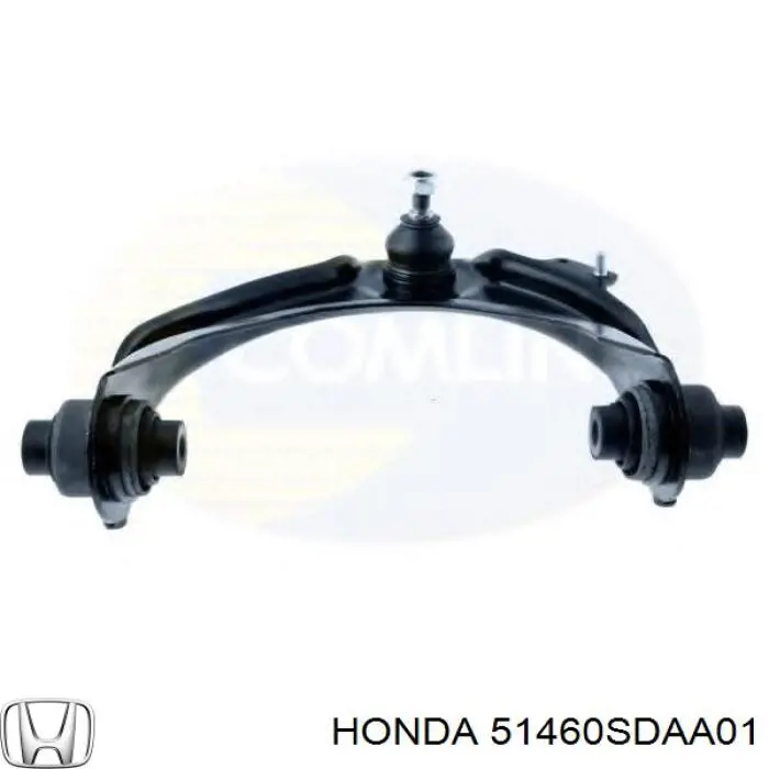 Важіль передньої підвіски верхній, лівий 51460SDAA01 Honda