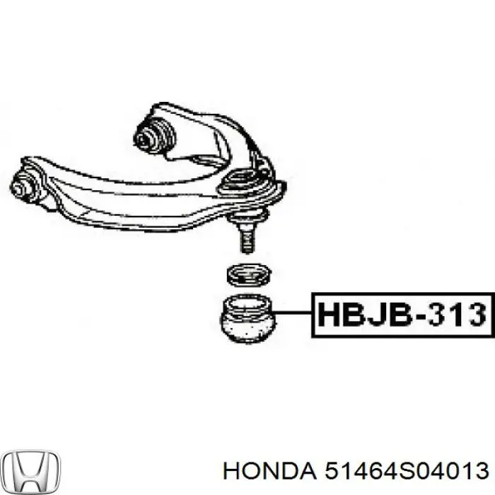 51464S04013 Honda пильник опори кульової верхньої