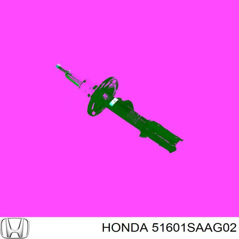 Амортизатор передній, правий 51601SAAG02 Honda