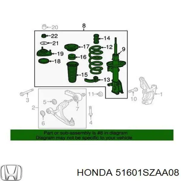 Купити 22268884 Bilstein Амортизатор передній, правий