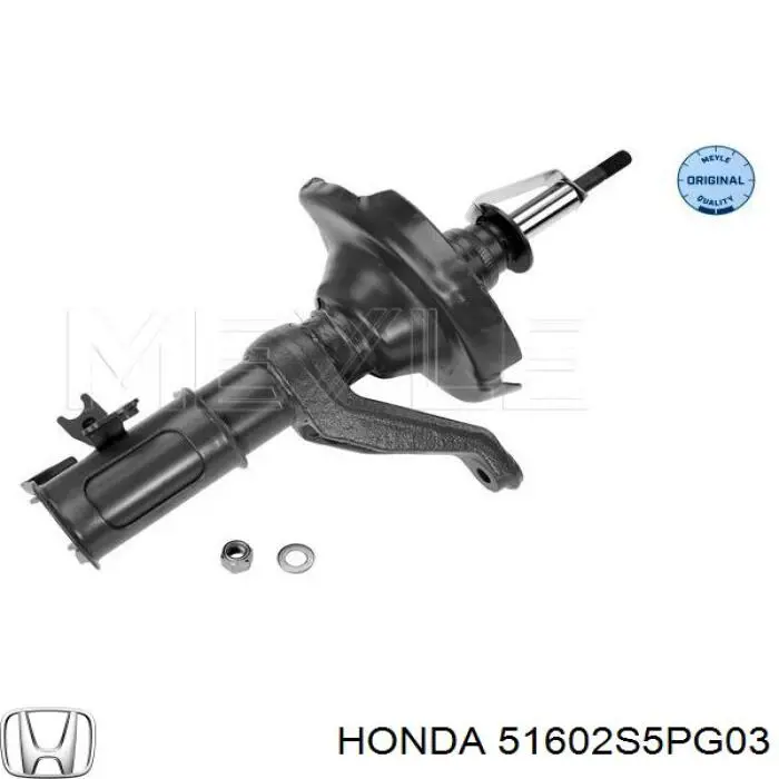 Амортизатор передньої підвіски, лівий Honda 51602S5PG03 ціна, від 61.86 USD