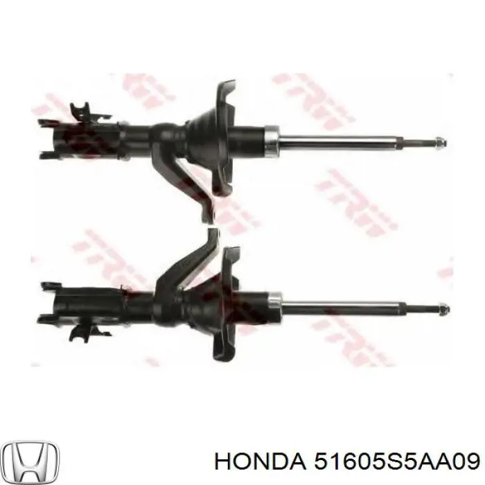 Купити 51605S5AA09 Honda Амортизатор передній, правий