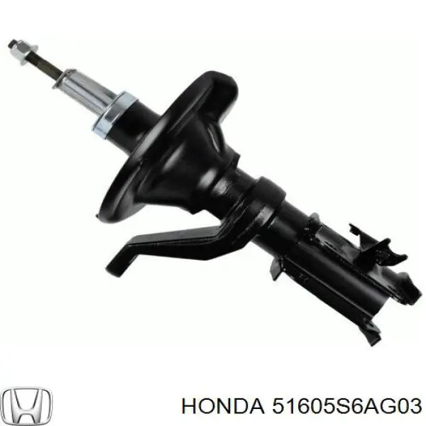 Амортизатор передній, правий Honda 51605S6AG03 ціна, від 63.02 USD