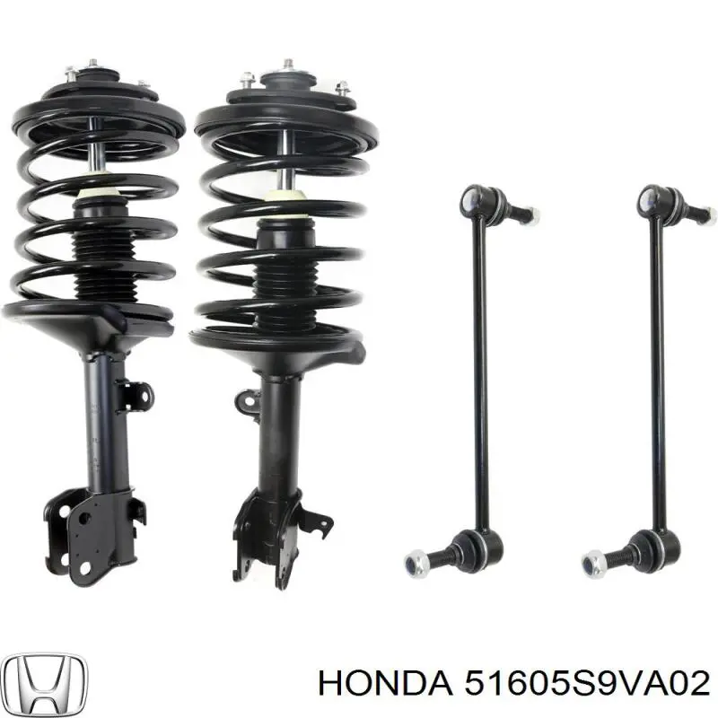 Купити 51605S9VA02 Honda Амортизатора передній лівий