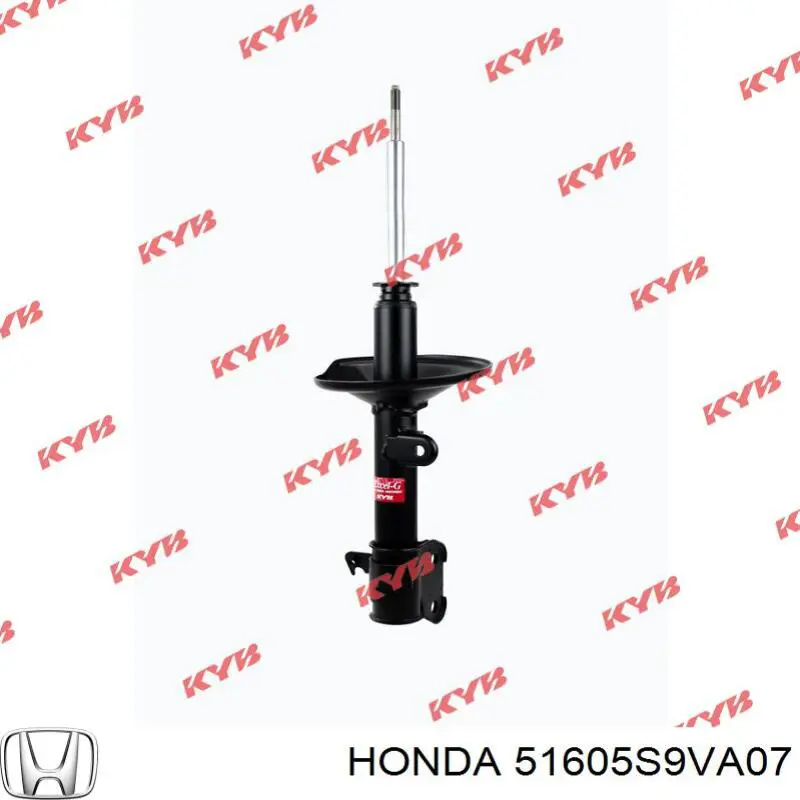 Амортизатор передній, правий Honda 51605S9VA07 ціна, від 296.50 USD