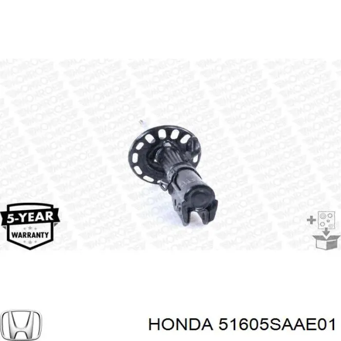 51605SAAE01 Honda Амортизатор передньої підвіски