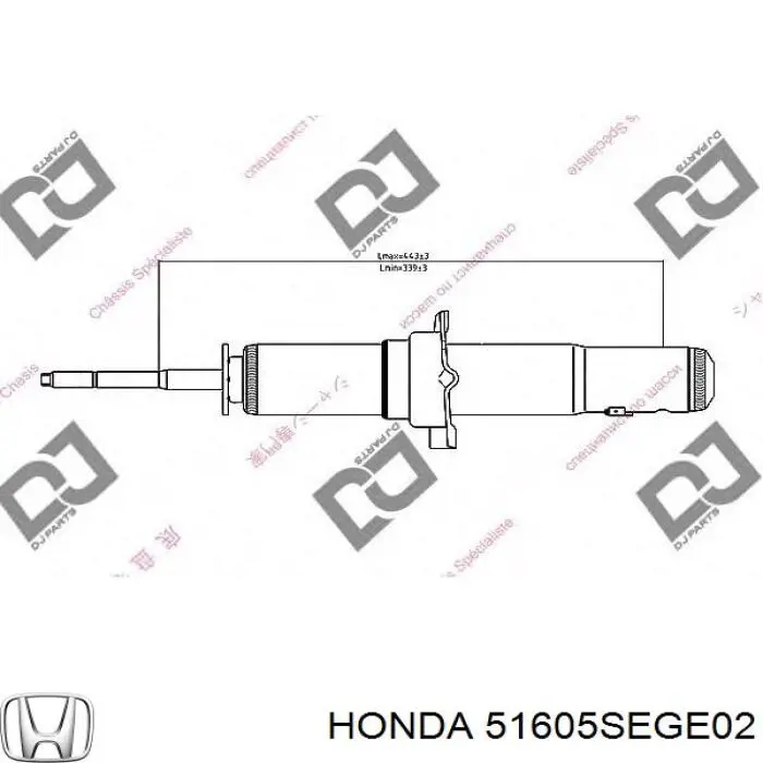  51605SEGE02 Honda