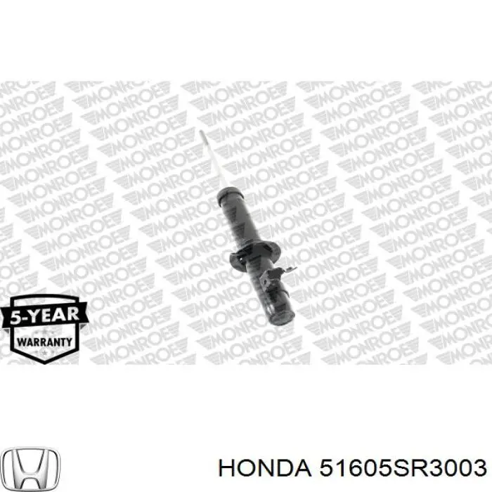 Амортизатор передній, правий Honda 51605SR3003 ціна, від 31.17 USD