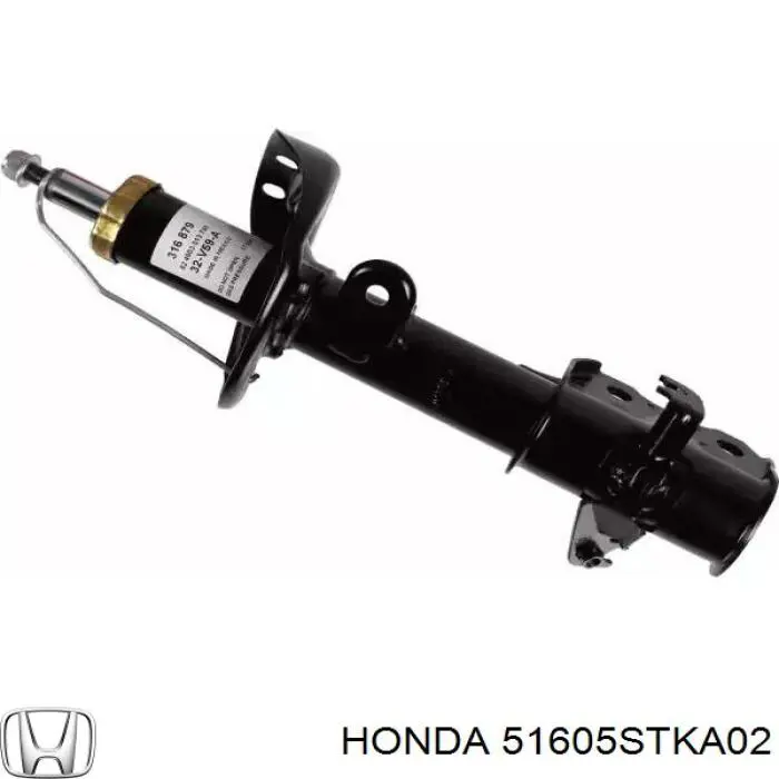 51605STKA02 Honda амортизатор передній, правий