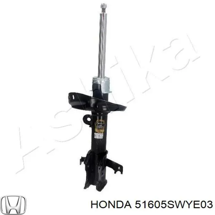 Амортизатор передній, правий Honda 51605SWYE03 ціна, від 55.52 USD