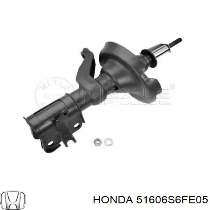 Амортизатор передньої підвіски, лівий Honda 51602S5VE03 ціна, від 98.04 USD