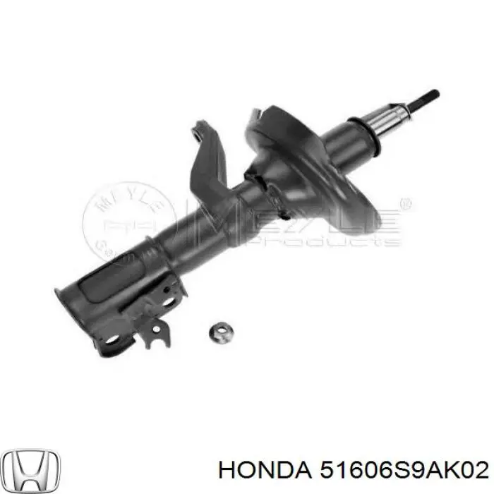 Амортизатор передньої підвіски, лівий Honda 51606S9AK02 ціна, від 58.75 USD