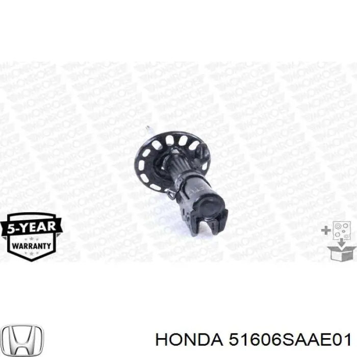 Купити 51606SAAE01 Honda Амортизатора передній лівий