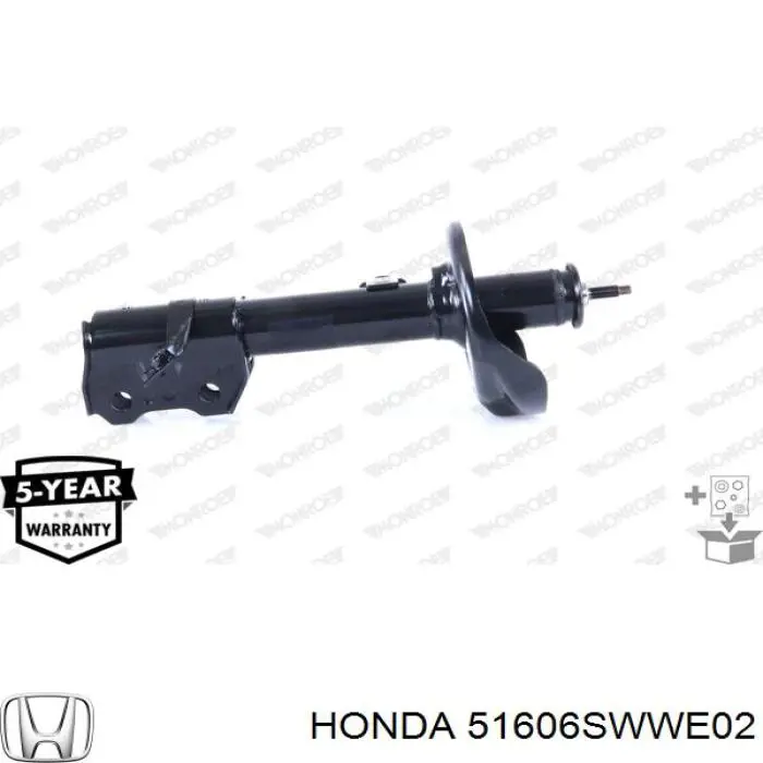 Амортизатор передньої підвіски, лівий Honda 51606SWWE02 ціна, від 61.72 USD