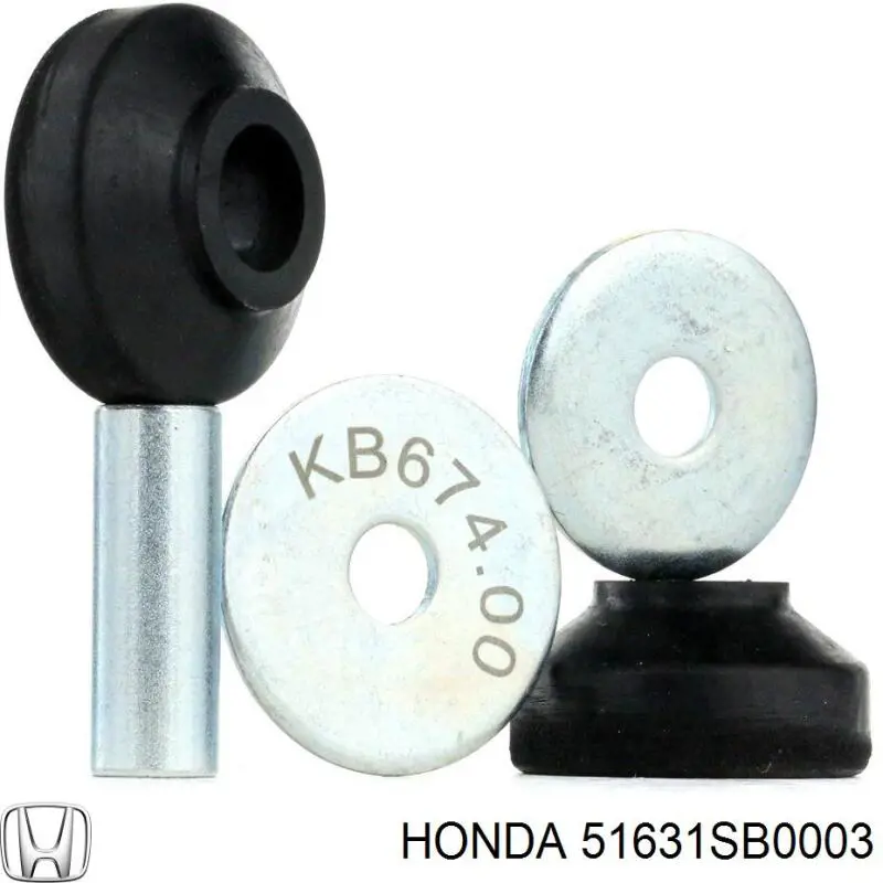 Втулка штока переднього амортизатора Honda 51631SB0003