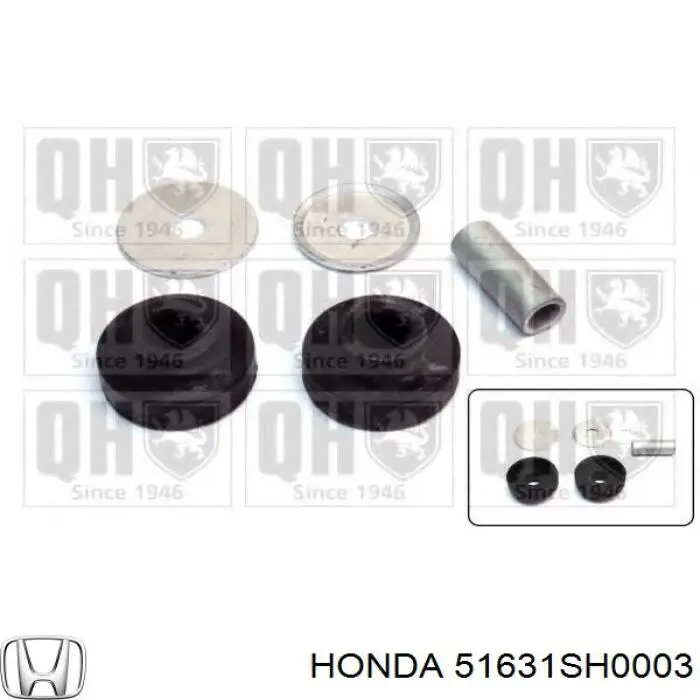 Втулка амортизатора заднього Honda 51631SH0003 ціна, від 3.43 USD
