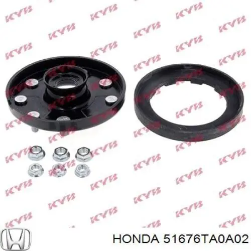 Опора амортизатора переднього лівого Honda 51676TA0A02 ціна, від 24.48 USD