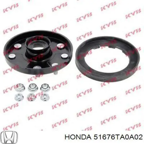 Купити 51676TA0A02 Honda Опора амортизатора переднього лівого