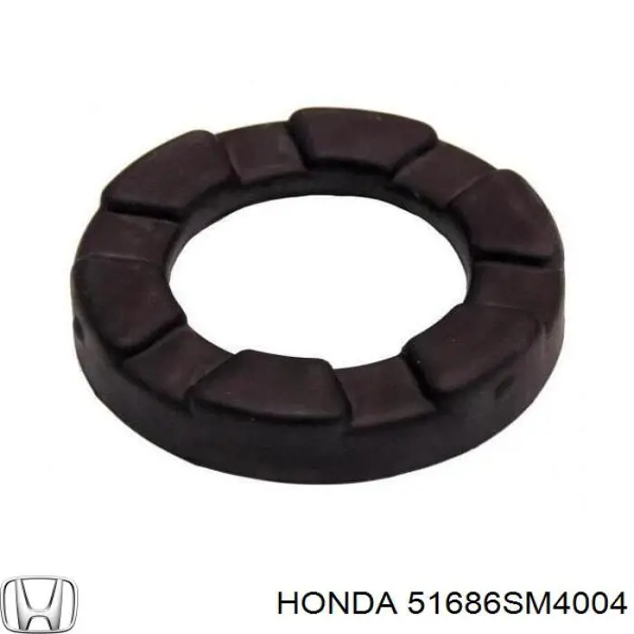 Купити 51686SM4004 Honda Проставка (гумове кільце) пружини передньої, верхня