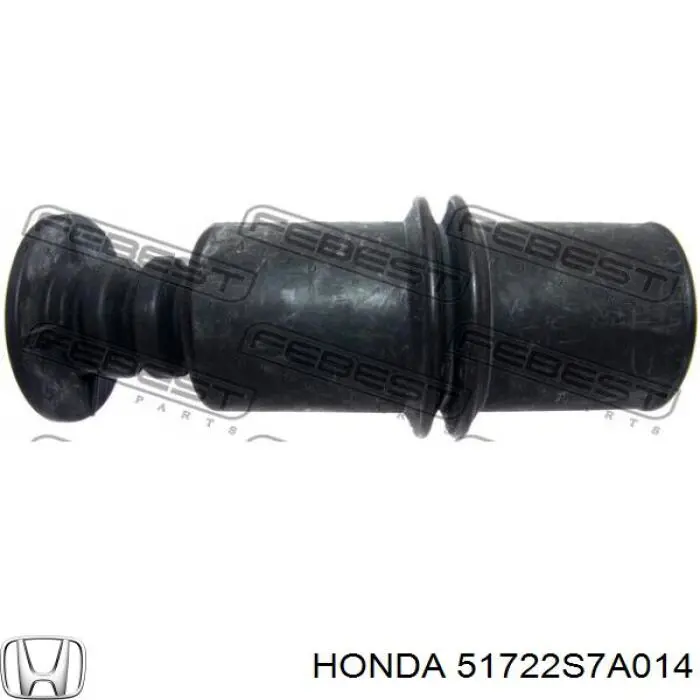Буфер-відбійник амортизатора переднього + пильовик Honda 51722S7A014 ціна, від 16.72 USD
