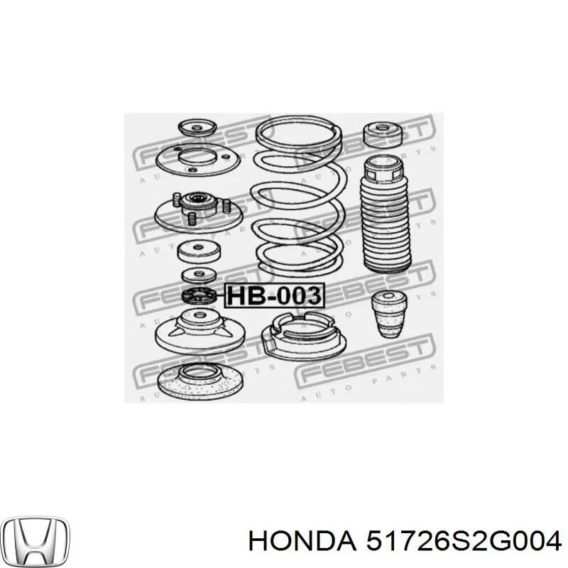 Купити ADBP800445 Blue Print Підшипник опорний амортизатора, переднього