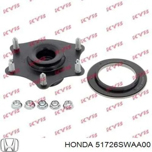 Опора стійки амортизатора переднього Honda 51726SWAA00 ціна, від 27.77 USD