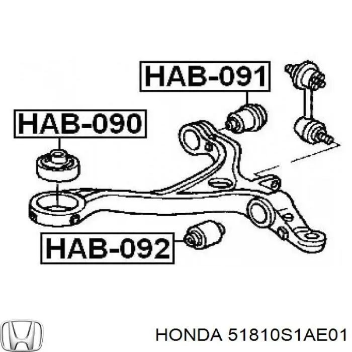 Сайлентблок переднього важеля ADH280135 Blue Print