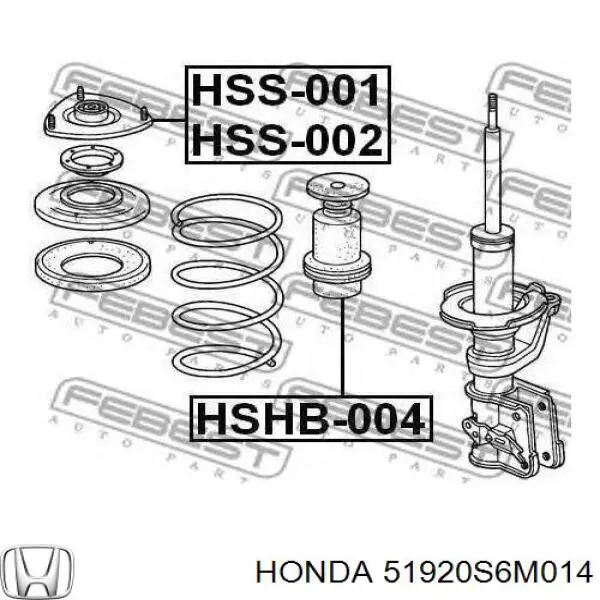 Купити 51920S6M014 Honda Опора амортизатора переднього правого