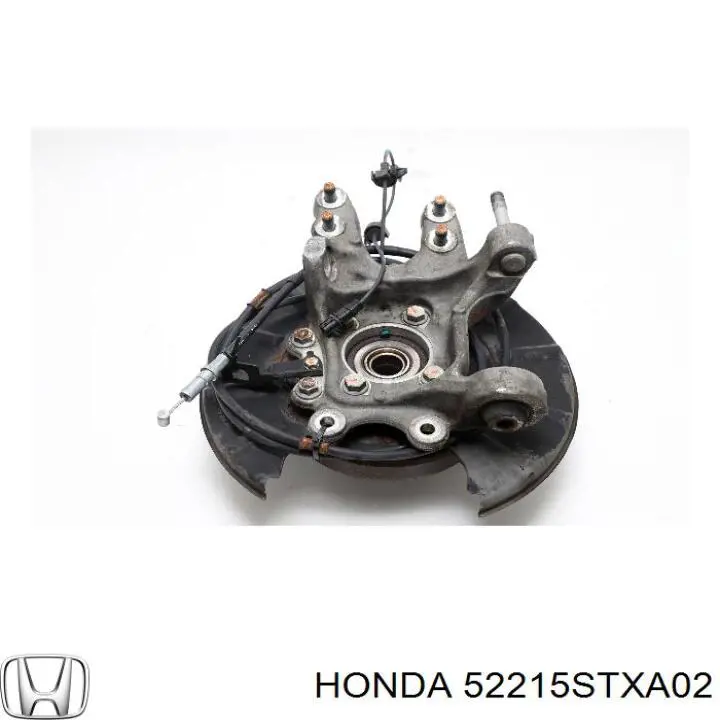 52215STXA02 Honda Цапфа поворотна ліва