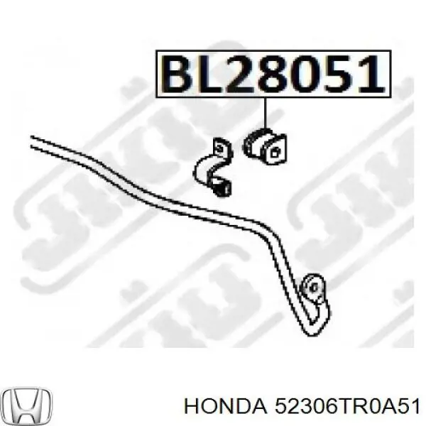 Втулка стабілізатора заднього Honda 52306TR0A51 ціна, від 19.06 USD