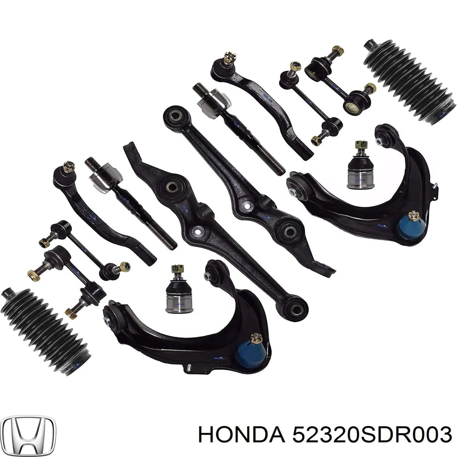 Стійка стабілізатора, заднього, права Honda 52320SDR003 ціна, від 8.89 USD