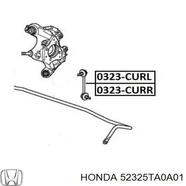Купити 52325TA0A01 Honda Яйця стабілізатора заднього