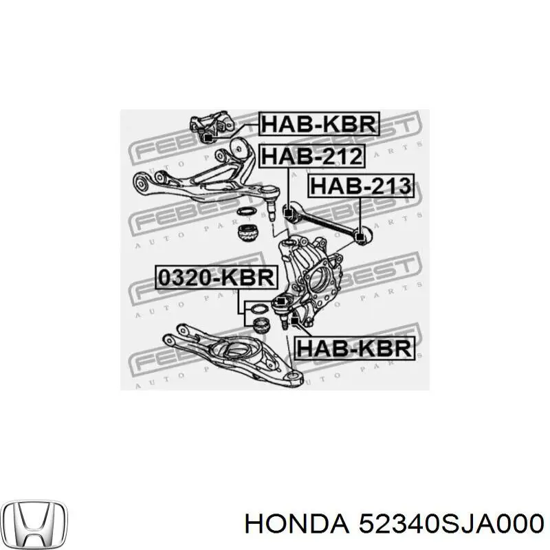 52340SJA000 Honda тяга поперечна задньої підвіски