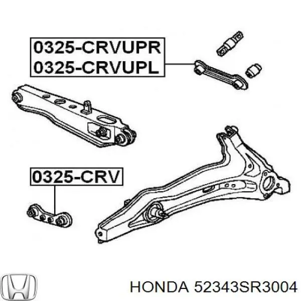 Сайлентблок заднього нижнього важеля Honda 52343SR3004