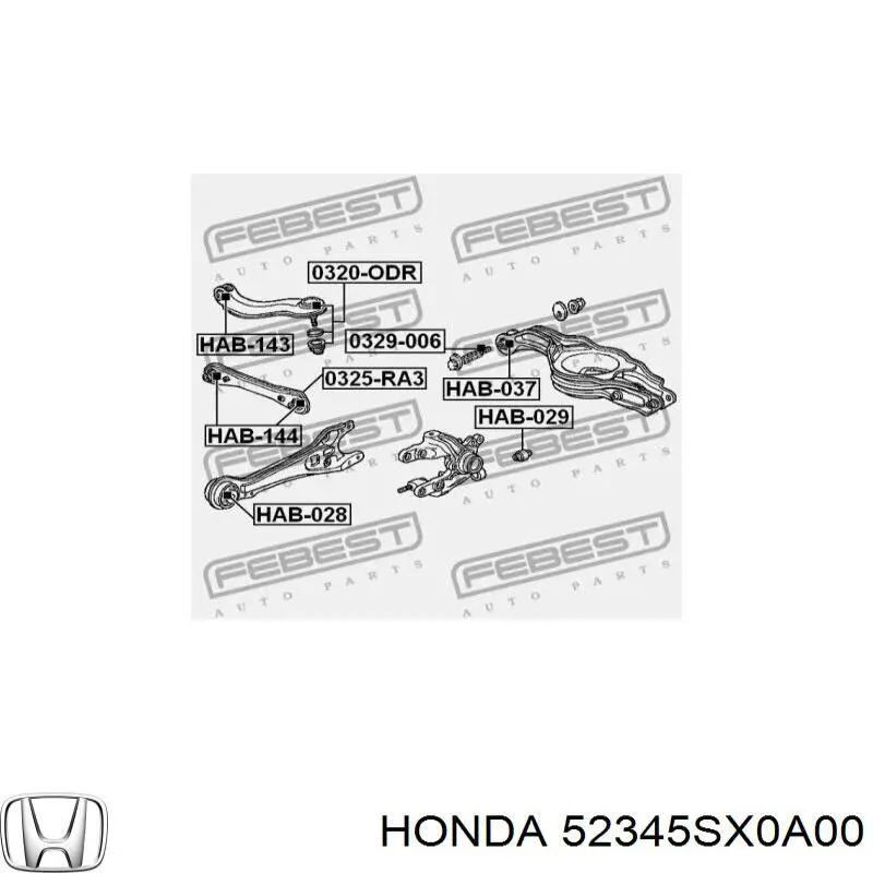  52345SX0A00 Honda