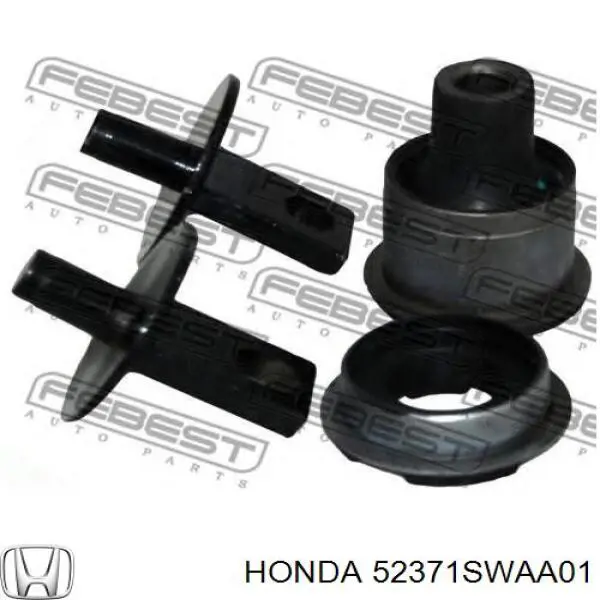 Важіль/тяга задньої підвіски подовжній нижній, лівий 52371SWAA01 Honda