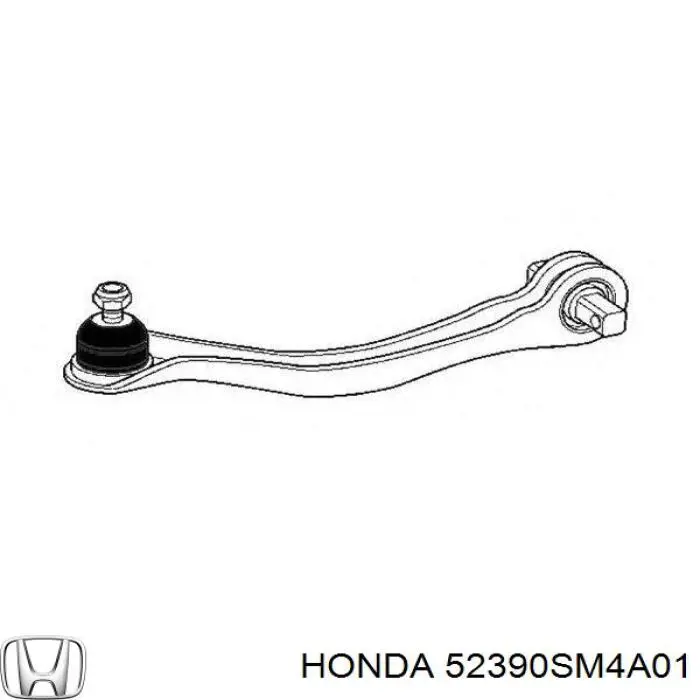 Верхній важіль задньої підвіски правий Honda 52390SM4A01
