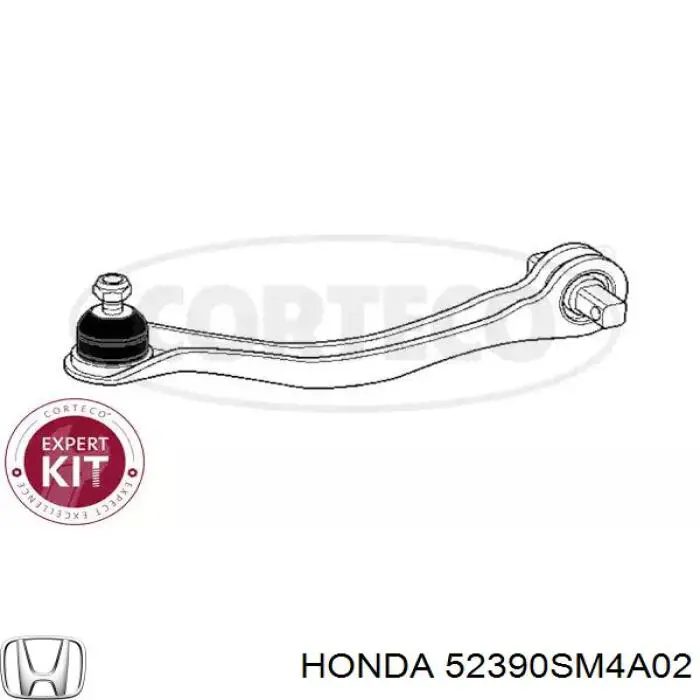 Важіль підвіски задній правий Honda 52390SM4A02 ціна, від 22.93 USD