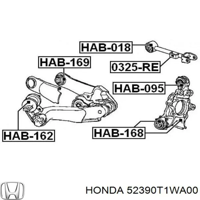 Купити 52390T1WA00 Honda 