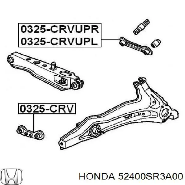 Важіль задньої підвіски верхній, лівий 52400SR3A00 Honda